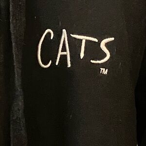 CATS Official Swag Jacket size S child w/ kitty ears on the hood!